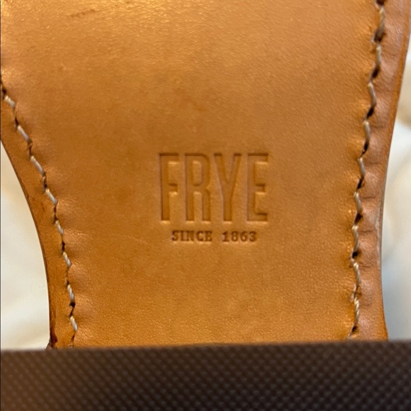 Frye 14L silver metallic harness knee-High boots - Picture 7 of 13